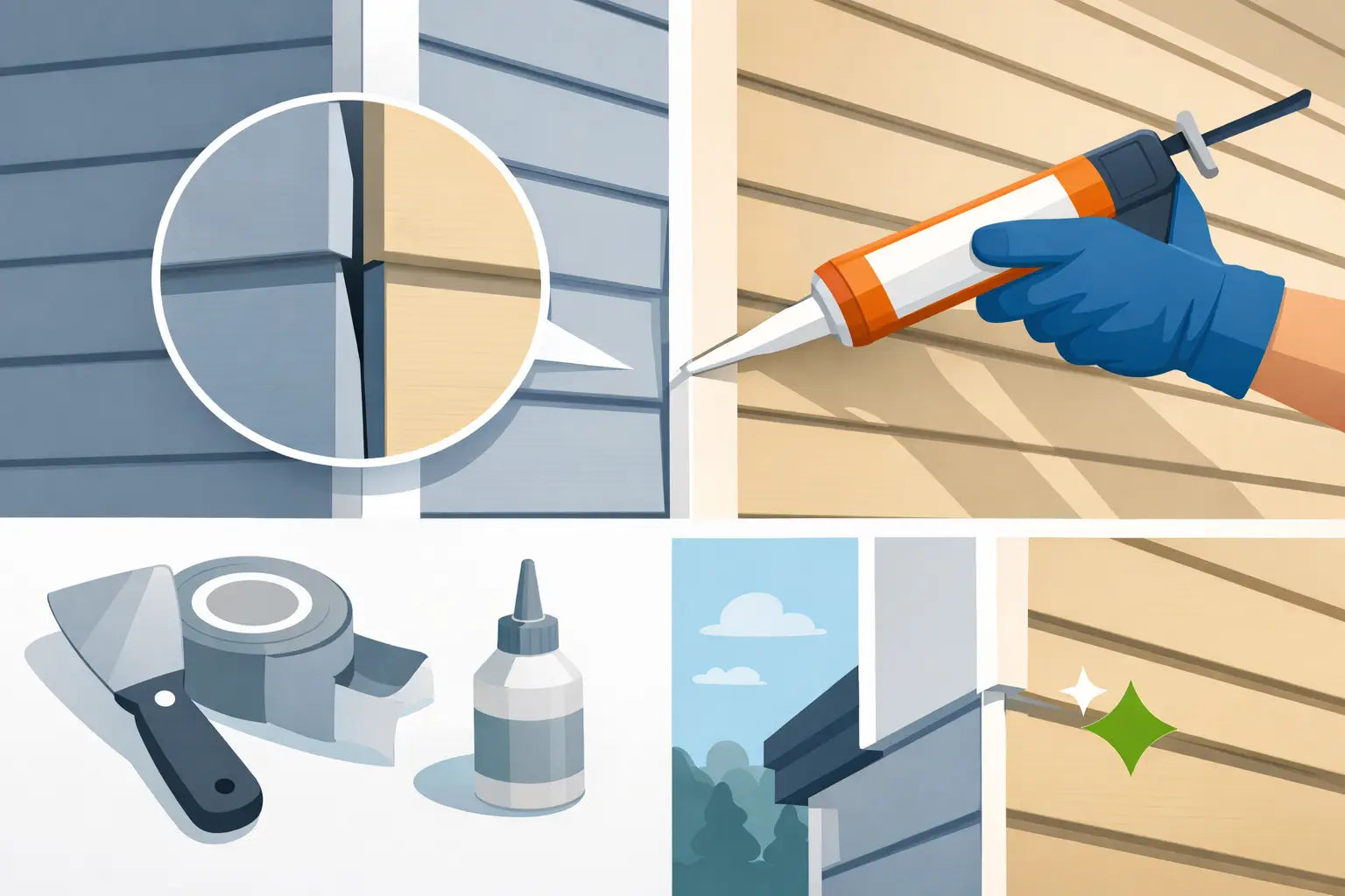 Vinyl Siding Corner Gap Fix That Lasts
