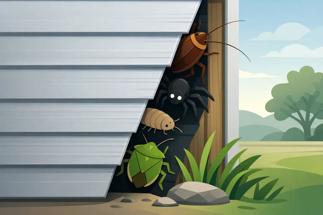 Why Are Bugs Behind Siding?