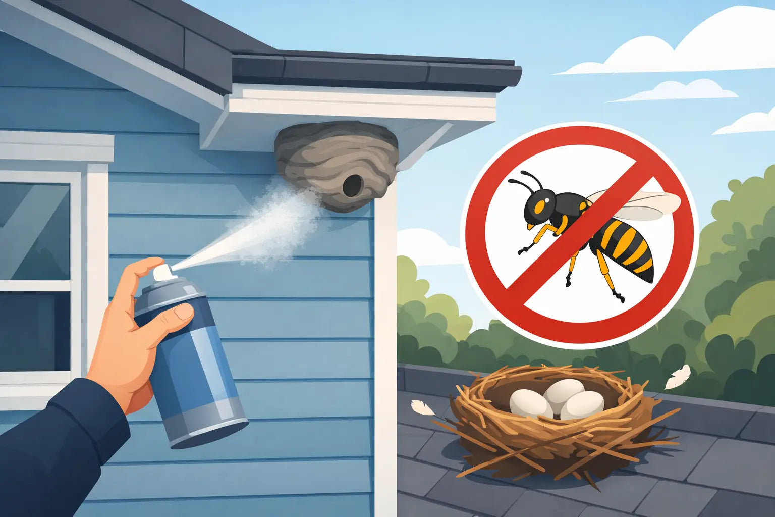 How to Stop Recurring Siding Nests