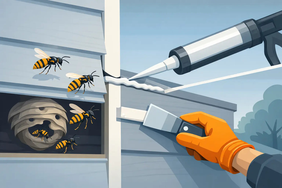Wasps Getting Behind Siding? Fix the Gap