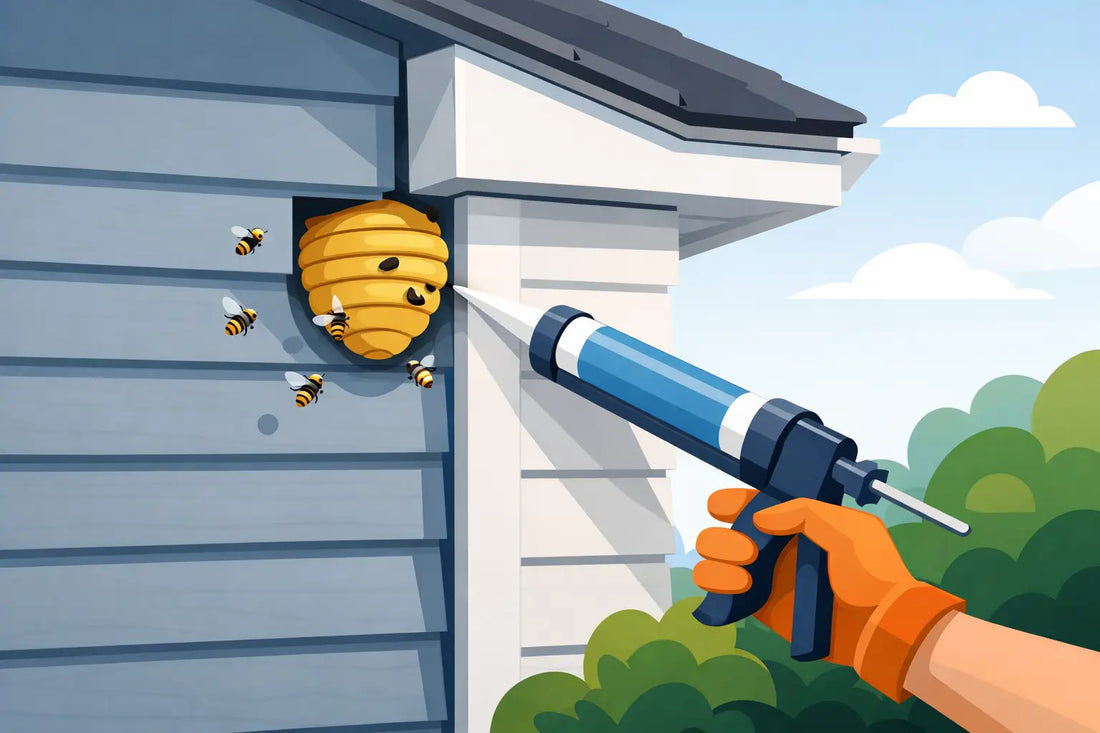 Bee Nest in Siding Corner? Fix the Real Gap