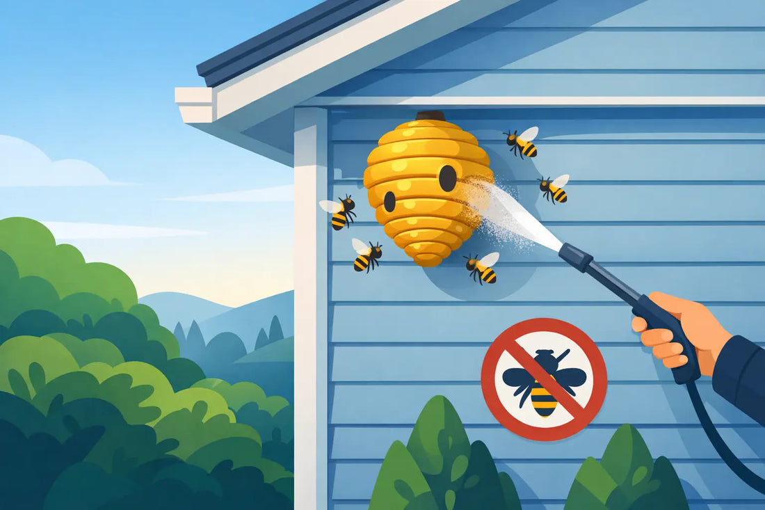 Bee Nest Prevention for Vinyl Siding