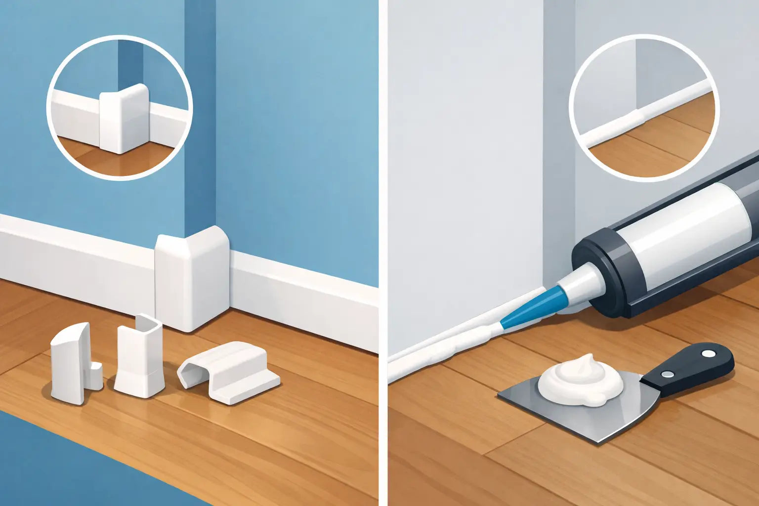 Vinyl Corner Plugs vs Caulk: Which Works?