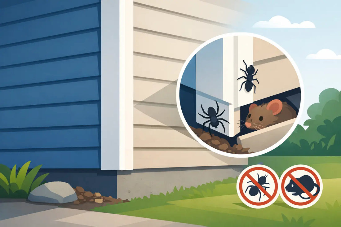 Outside Corner Siding Pest Prevention