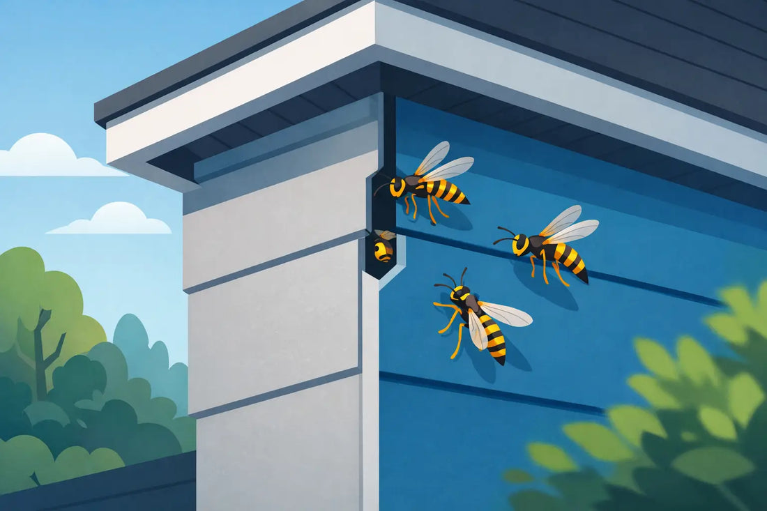 Do Outside Corner Gaps Attract Wasps?