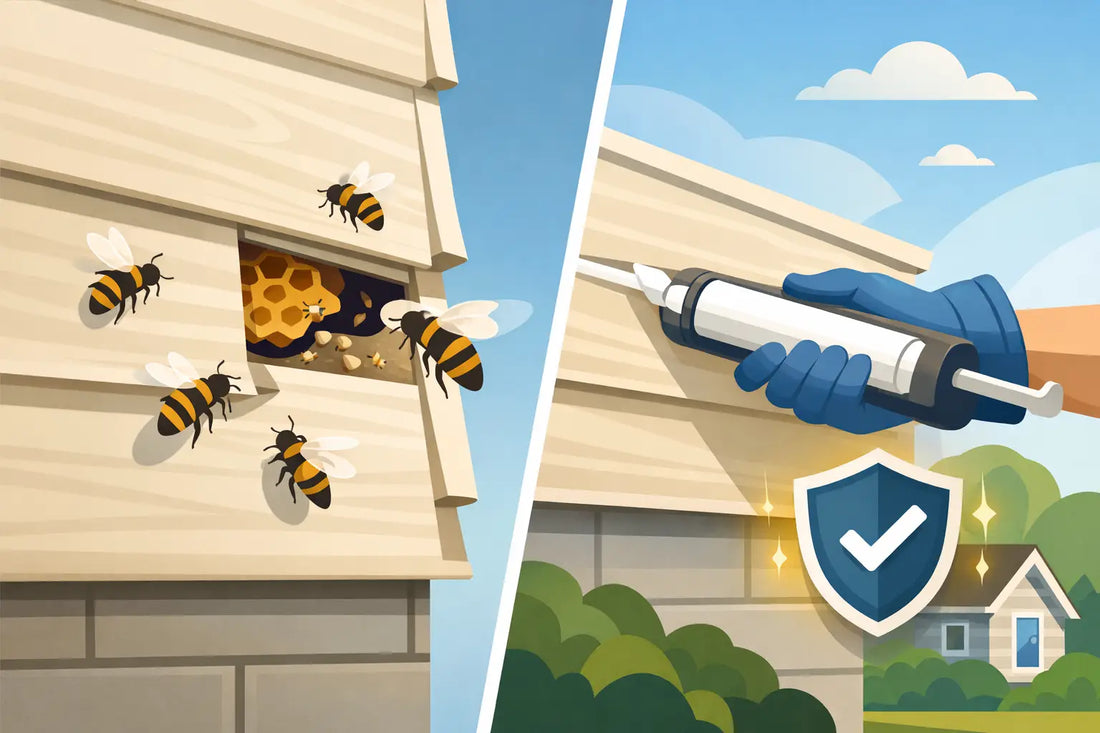 Vinyl Siding Bee Problem Solution That Lasts
