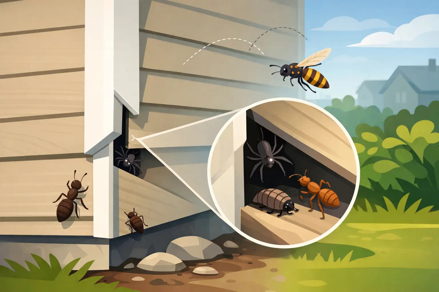 Why Do Insects Enter Siding Corners?