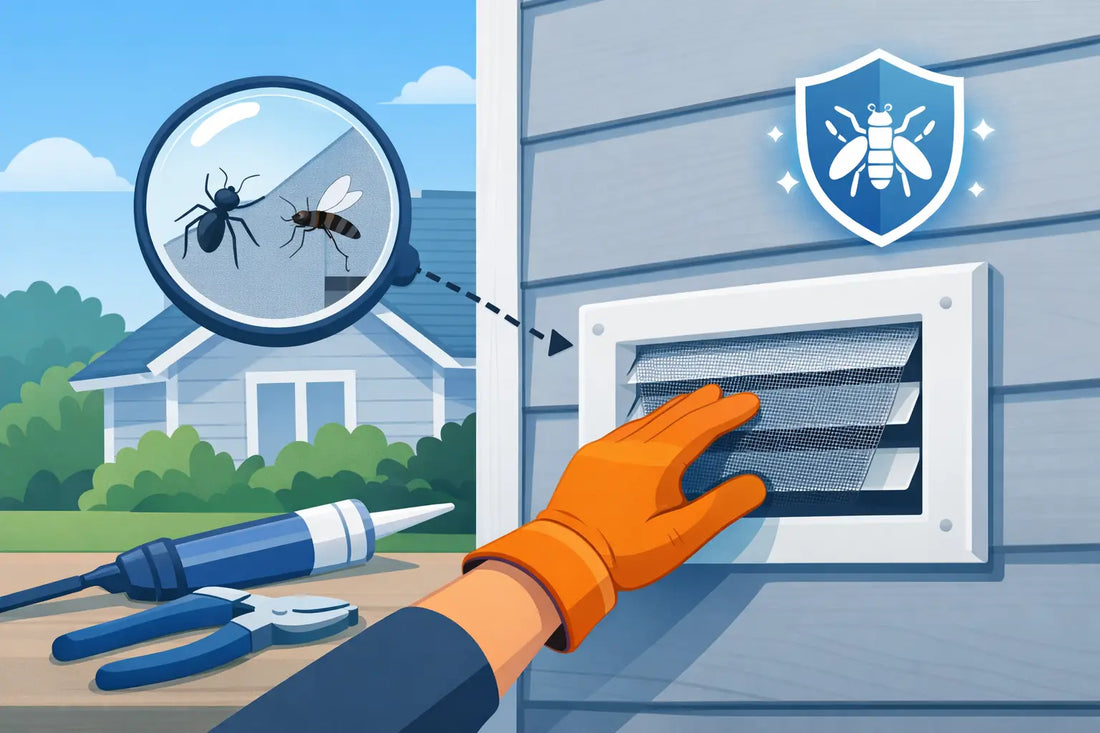 How to Install Bug Blockers on Siding